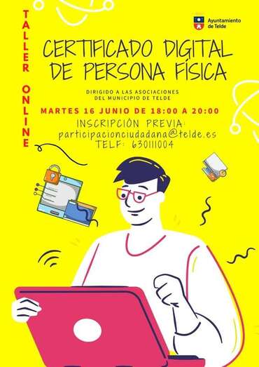 Cartel divulgativo del taller (Foto TA)